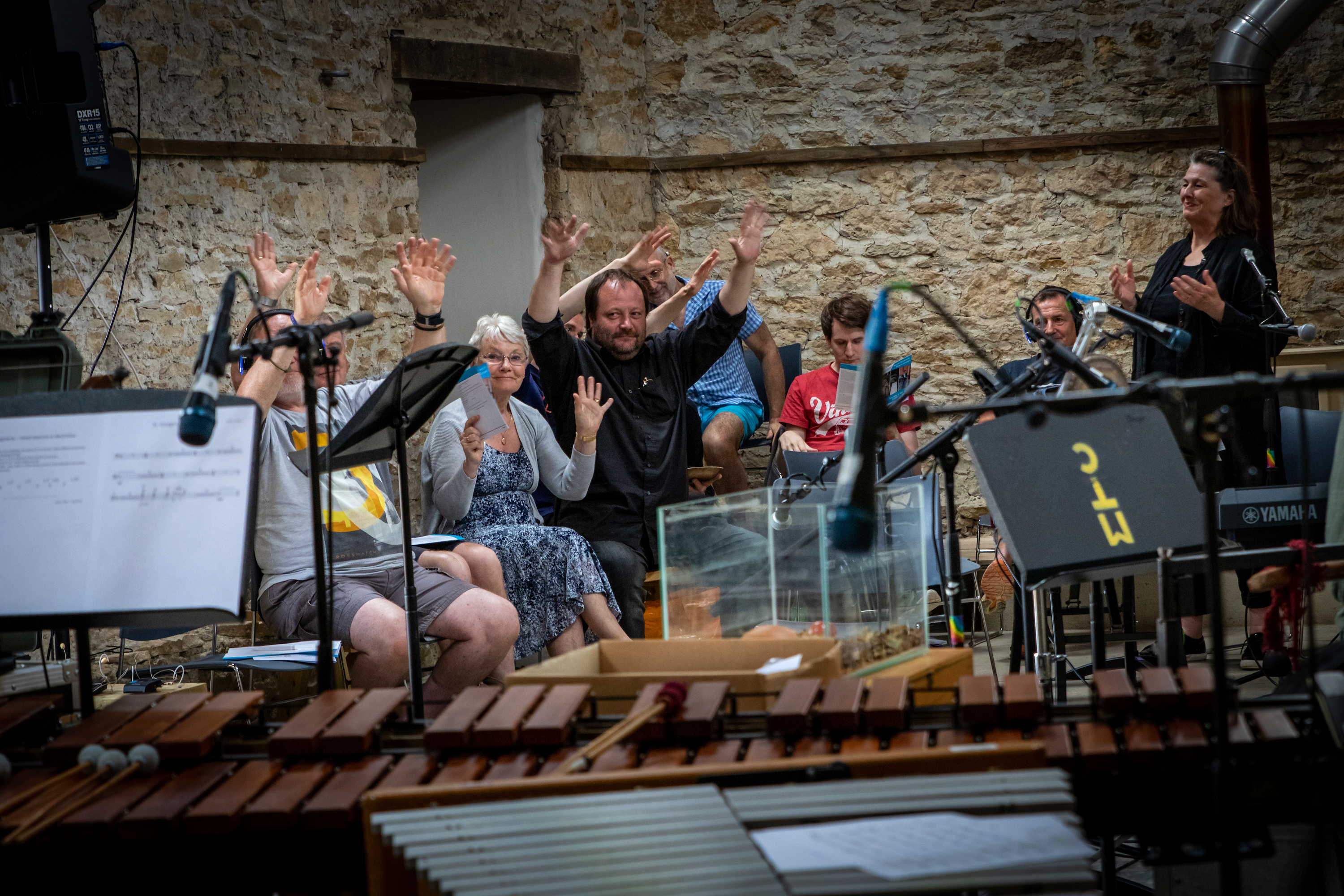 Audience applause at the first Aural Diversity concert.
